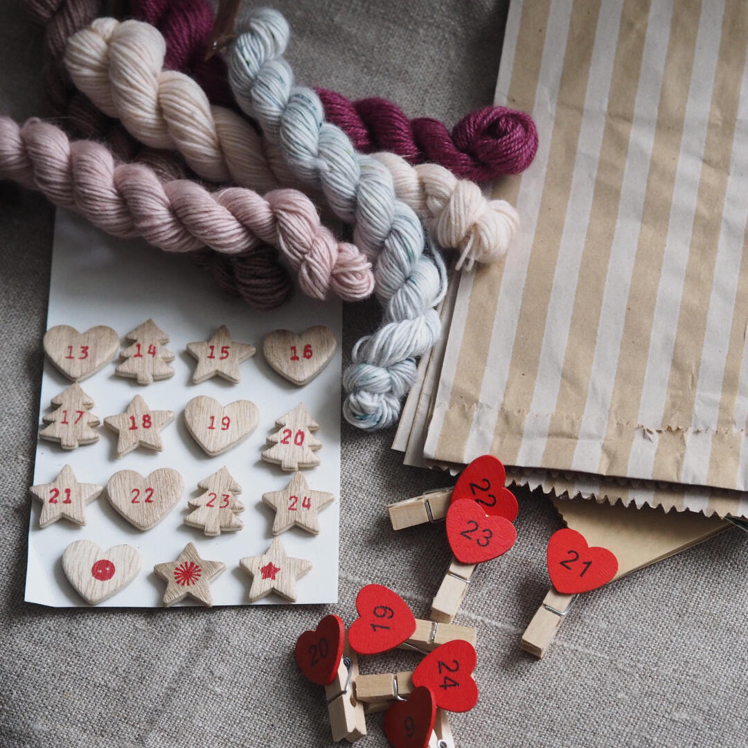 Make your own yarn advent calendar